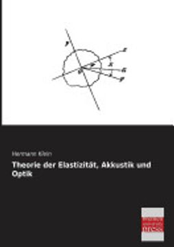 portada Theorie der Elastizität, Akkustik und Optik (en Alemán)