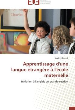 portada Apprentissage d'une langue étrangère à l'école maternelle