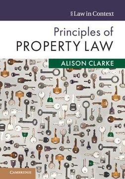 portada Principles of Property law (Law in Context) (en Inglés)