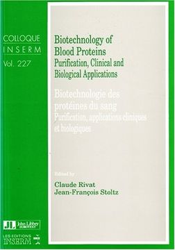 portada Biotechnology of Blood Proteins (in English)
