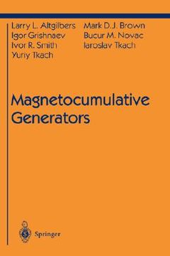 portada magnetocumulative generators (en Inglés)