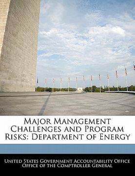 portada major management challenges and program risks: department of energy