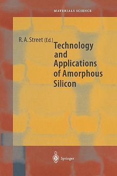 portada technology and applications of amorphous silicon (en Inglés)