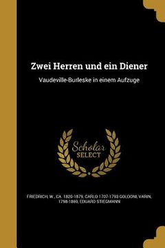 portada Zwei Herren und ein Diener (en Alemán)