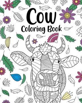 portada Cow Coloring Book (en Inglés)