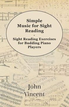 portada simple music for sight reading - sight reading exercises for budding piano players (in English)