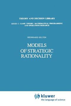 portada models of strategic rationality (in English)