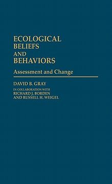 portada ecological beliefs and behaviors: assessment and change