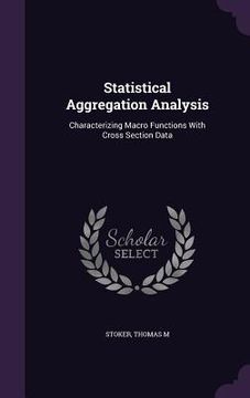 portada Statistical Aggregation Analysis: Characterizing Macro Functions With Cross Section Data (in English)