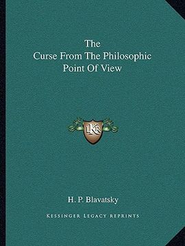 portada the curse from the philosophic point of view (en Inglés)