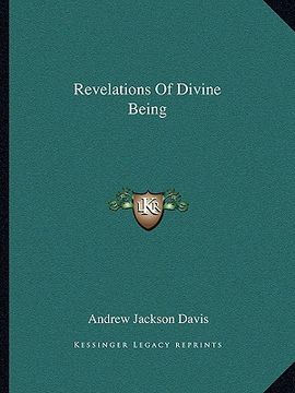 portada revelations of divine being (en Inglés)