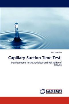 portada capillary suction time test (en Inglés)