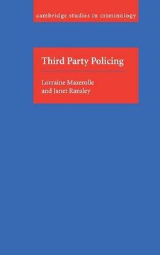 portada Third Party Policing Hardback (Cambridge Studies in Criminology) (en Inglés)