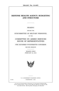 portada Defense Health Agency : budgeting and structure