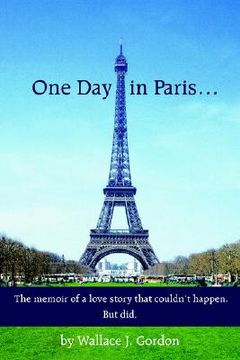 portada one day in paris. (en Inglés)