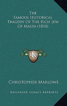 portada the famous historical tragedy of the rich jew of malta (1810)