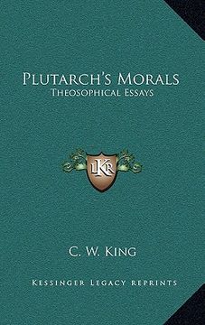 portada plutarch's morals: theosophical essays