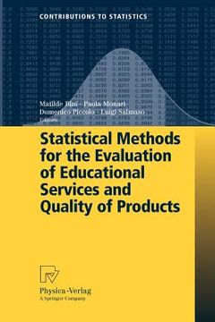 portada statistical methods for the evaluation of educational services and quality of products (en Inglés)