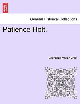 portada patience holt. (in English)