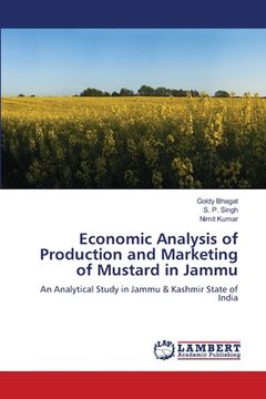 portada Economic Analysis of Production and Marketing of Mustard in Jammu (in English)