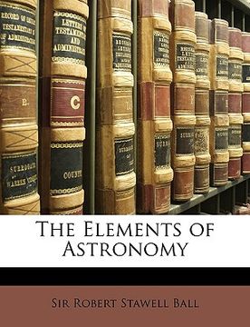 portada the elements of astronomy (en Inglés)