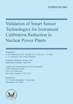portada Validation of Smart Sensor Technologies for Instrument Calibration Reduction in (en Inglés)