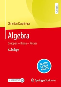 portada Algebra: Gruppen – Ringe – Körper (en Alemán)