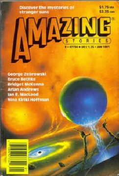 portada Amazing Stories, January 1991 (Volume 65, no. 5) (en Inglés)