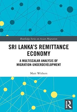portada Sri Lanka’S Remittance Economy (Routledge Series on Asian Migration) (in English)