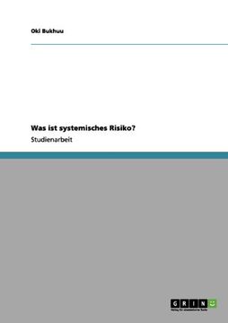 portada Was ist systemisches Risiko? (German Edition)