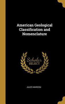 portada American Geological Classification and Nomenclature (en Inglés)