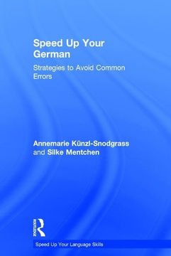 portada Speed Up Your German: Strategies to Avoid Common Errors (en Inglés)