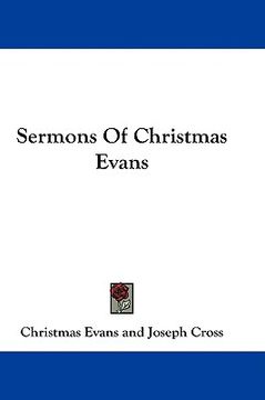 portada sermons of christmas evans (en Inglés)