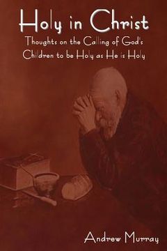 portada holy in christ: thoughts on the calling of god's children to be holy as he is holy (en Inglés)