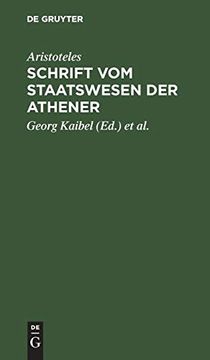 portada Schrift vom Staatswesen der Athener (in German)
