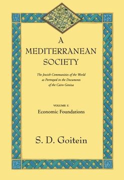 portada A Mediterranean Society, Volume i: The Jewish Communities of the Arab World as Portrayed in the Documents of the Cairo Geniza, Economic Foundations (Near Eastern Center, Ucla) (en Inglés)