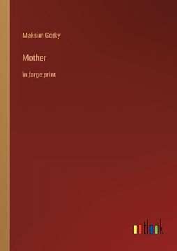 portada Mother: in large print (en Inglés)