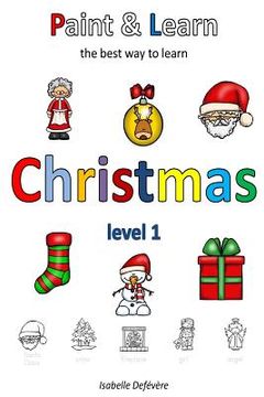 portada Paint & Learn: Christmas (level 1) (en Inglés)