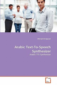 portada arabic text-to-speech synthesizer (en Inglés)