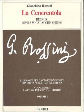 portada La Cenerentola, Volume 1 & 2: Vocal Score (en Inglés)