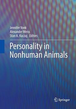 portada Personality in Nonhuman Animals