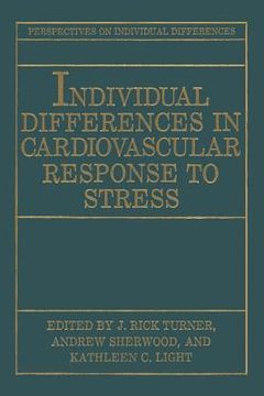 portada Individual Differences in Cardiovascular Response to Stress (en Inglés)