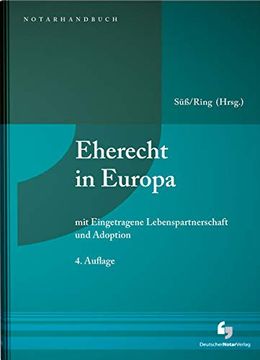 portada Eherecht in Europa mit Eingetragene Lebenspartnerschaft und Adoption (en Alemán)