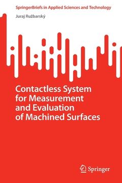 portada Contactless System for Measurement and Evaluation of Machined Surfaces (en Inglés)