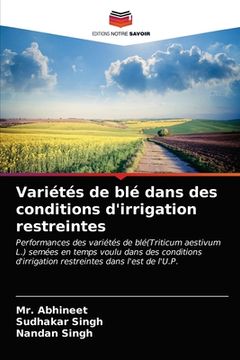 portada Variétés de blé dans des conditions d'irrigation restreintes (in French)
