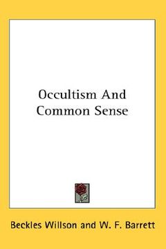 portada occultism and common sense (en Inglés)
