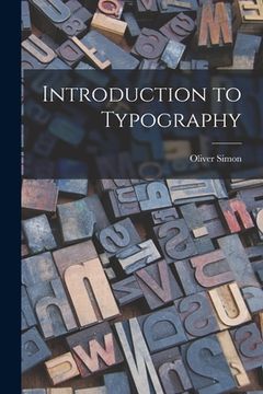 portada Introduction to Typography (en Inglés)