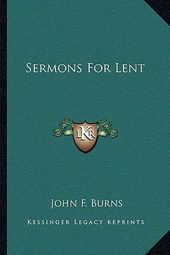portada sermons for lent (in English)