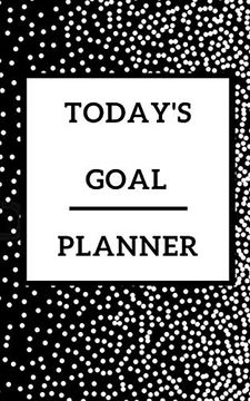 portada Today's Goal Planner - Planning my day - Gold Black Strips Cover (en Inglés)