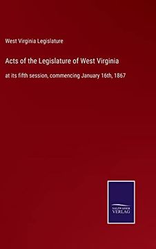 portada Acts of the Legislature of West Virginia (en Inglés)